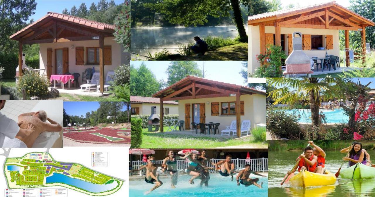 Hotel Lacs de Courtès à Estang Extérieur photo